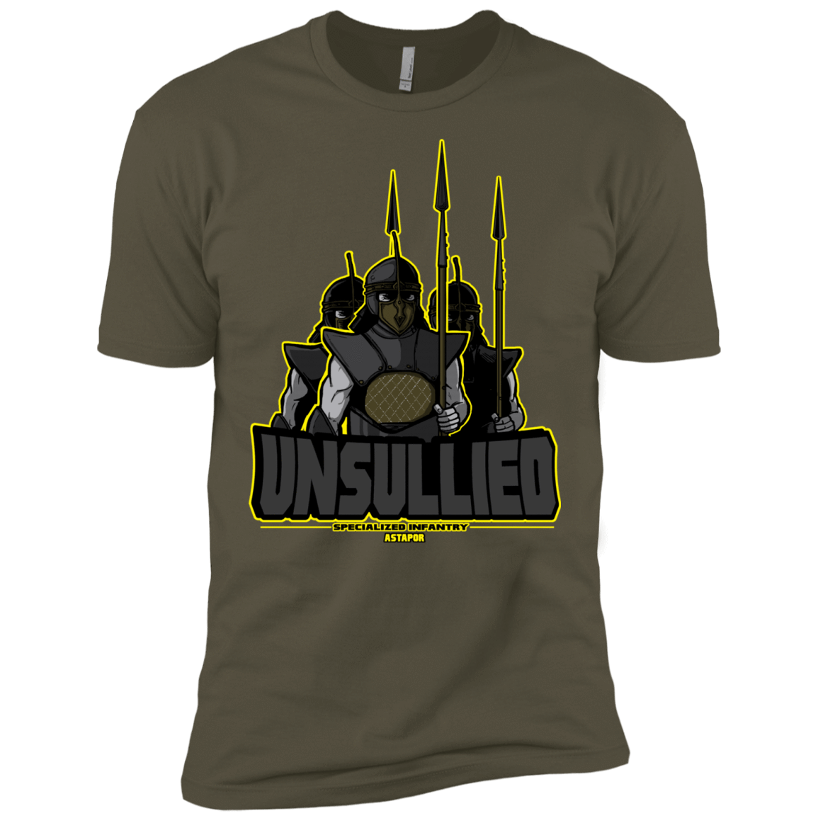 T-Shirts Military Green / X-Small Specialized Infantry Men's Premium T-Shirt