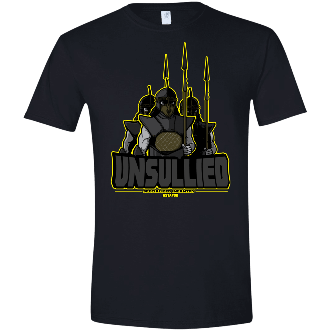 T-Shirts Black / X-Small Specialized Infantry Men's Semi-Fitted Softstyle