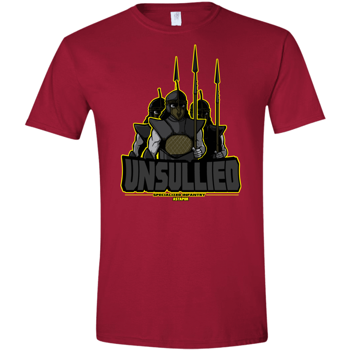 T-Shirts Cardinal Red / S Specialized Infantry Men's Semi-Fitted Softstyle