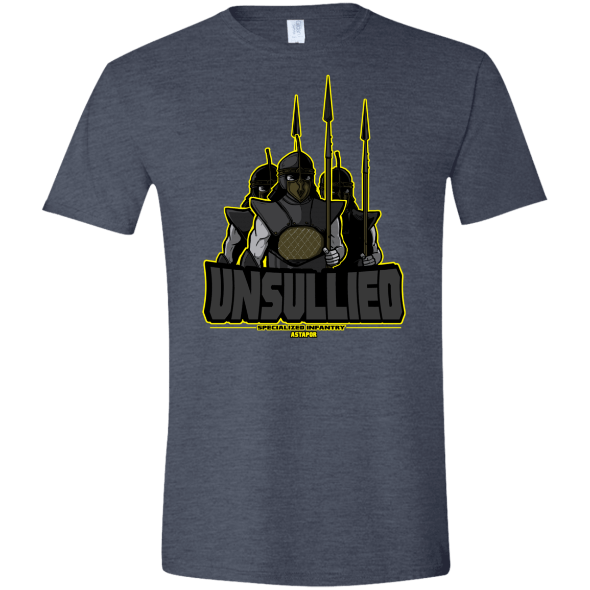 T-Shirts Heather Navy / S Specialized Infantry Men's Semi-Fitted Softstyle