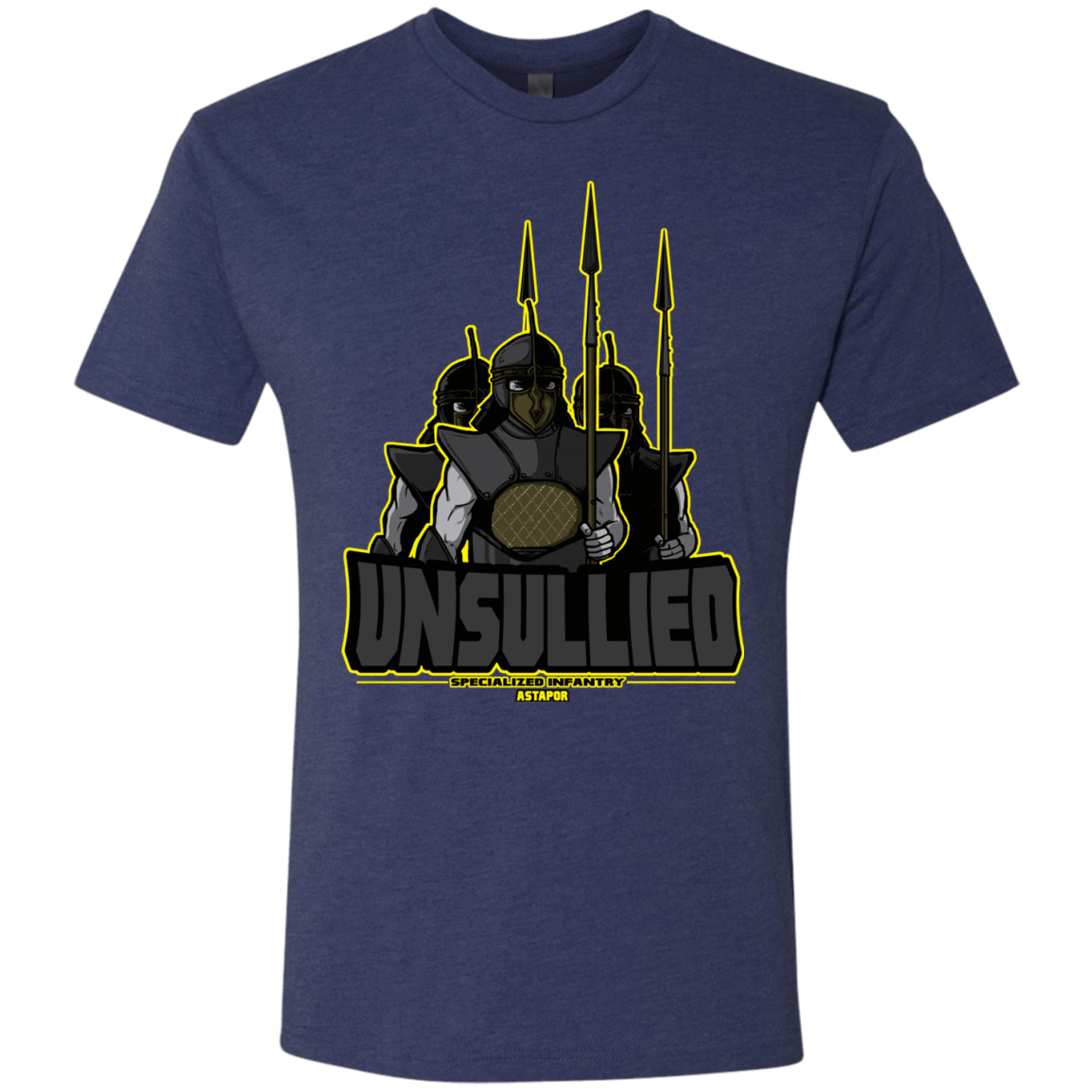 T-Shirts Vintage Navy / S Specialized Infantry Men's Triblend T-Shirt