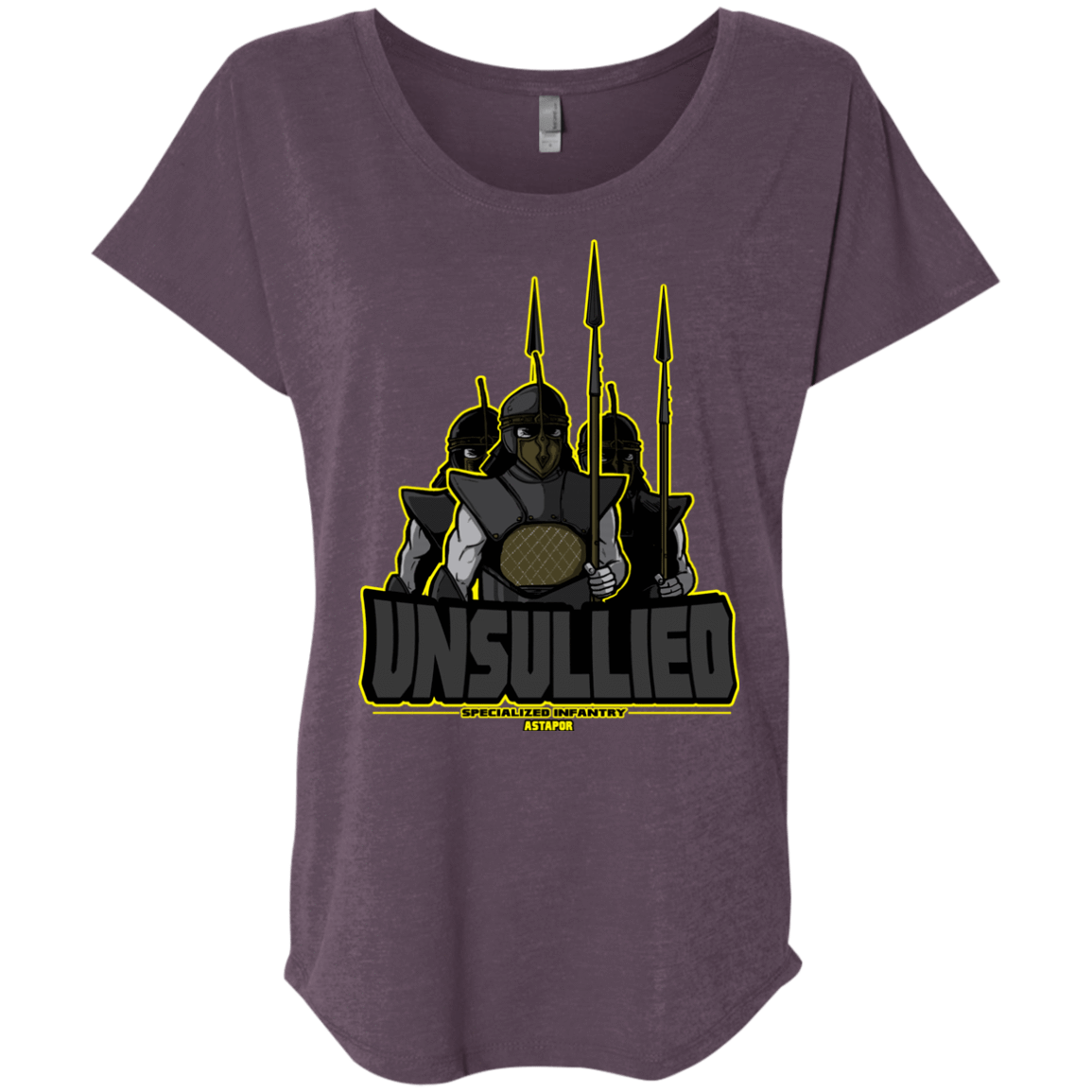 T-Shirts Vintage Purple / X-Small Specialized Infantry Triblend Dolman Sleeve