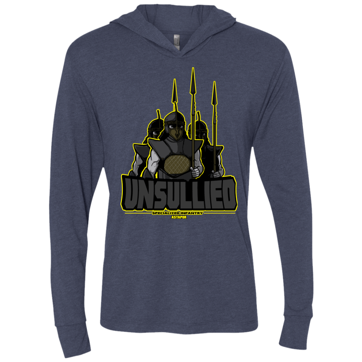 T-Shirts Vintage Navy / X-Small Specialized Infantry Triblend Long Sleeve Hoodie Tee