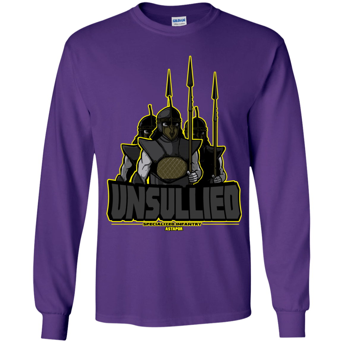 T-Shirts Purple / YS Specialized Infantry Youth Long Sleeve T-Shirt