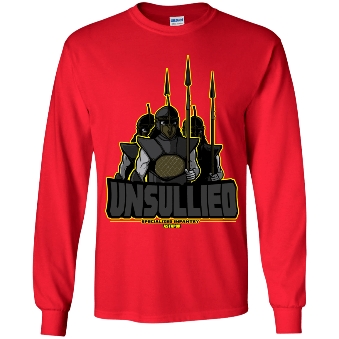 T-Shirts Red / YS Specialized Infantry Youth Long Sleeve T-Shirt