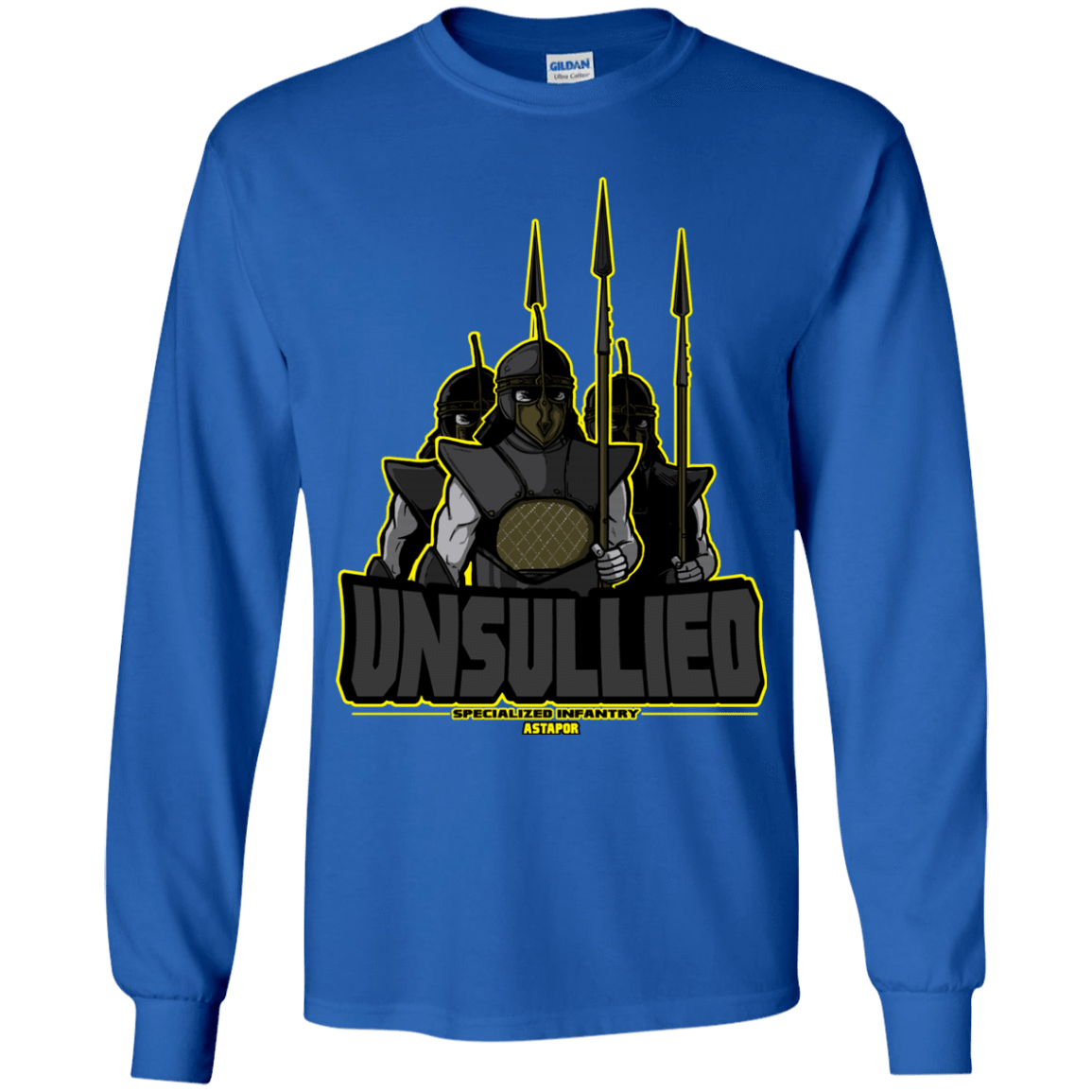 T-Shirts Royal / YS Specialized Infantry Youth Long Sleeve T-Shirt