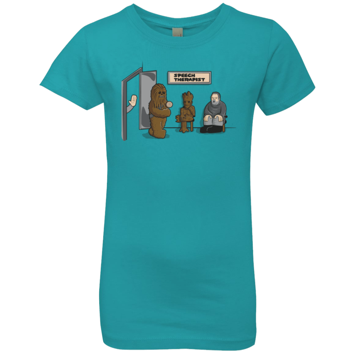 T-Shirts Tahiti Blue / YXS Speech Therapist Girls Premium T-Shirt