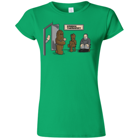 T-Shirts Irish Green / S Speech Therapist Junior Slimmer-Fit T-Shirt