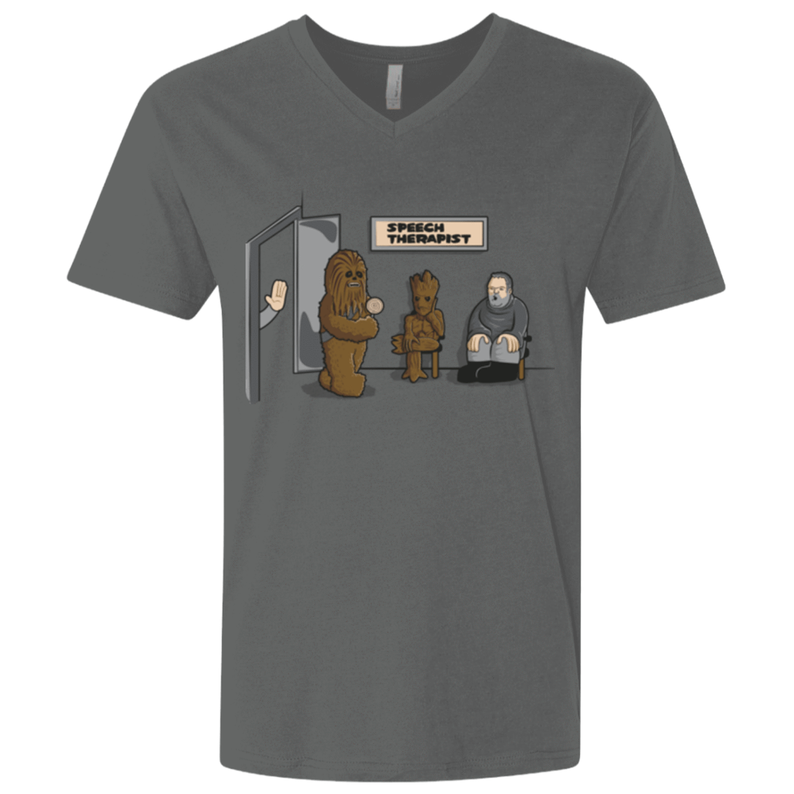 T-Shirts Heavy Metal / X-Small Speech Therapist Men's Premium V-Neck