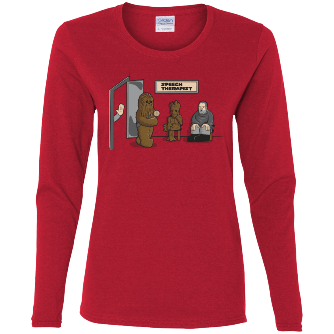 T-Shirts Red / S Speech Therapist Women's Long Sleeve T-Shirt