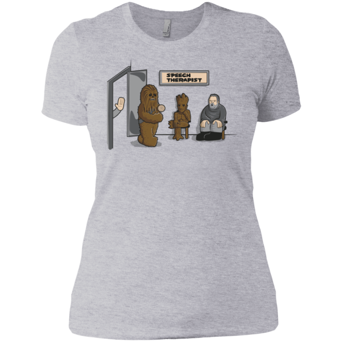 T-Shirts Heather Grey / X-Small Speech Therapist Women's Premium T-Shirt