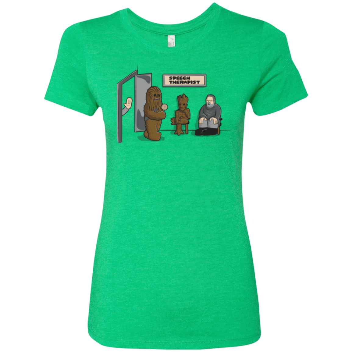 T-Shirts Envy / S Speech Therapist Women's Triblend T-Shirt