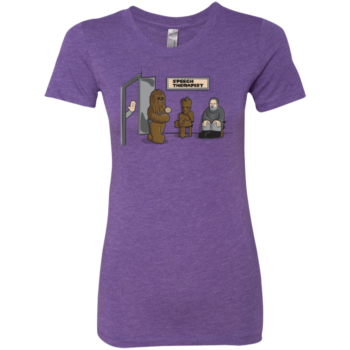 T-Shirts Purple Rush / S Speech Therapist Women's Triblend T-Shirt
