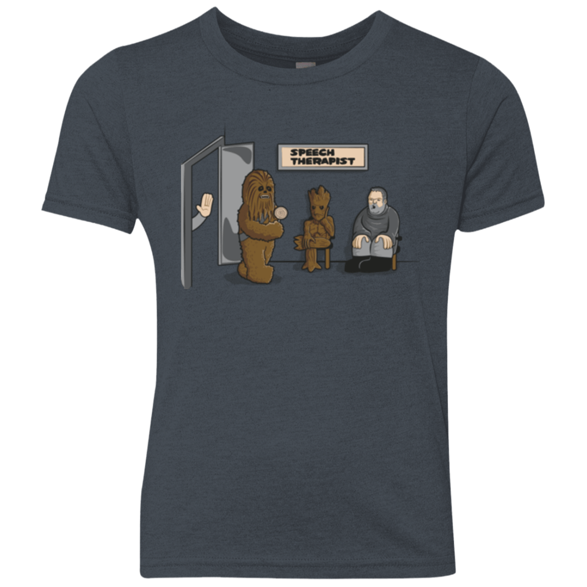 T-Shirts Vintage Navy / YXS Speech Therapist Youth Triblend T-Shirt