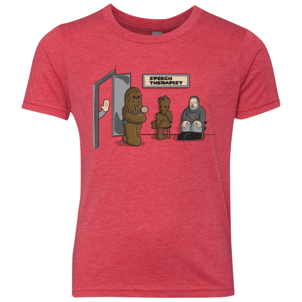 T-Shirts Vintage Red / YXS Speech Therapist Youth Triblend T-Shirt