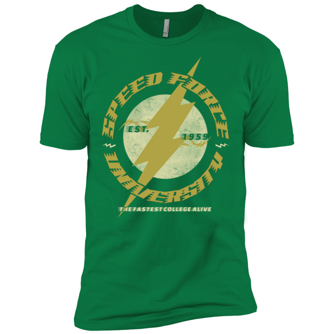 T-Shirts Kelly Green / X-Small Speed Force University Men's Premium T-Shirt