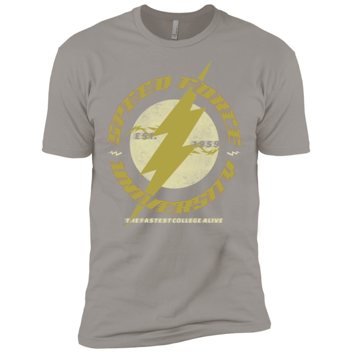 T-Shirts Light Grey / X-Small Speed Force University Men's Premium T-Shirt