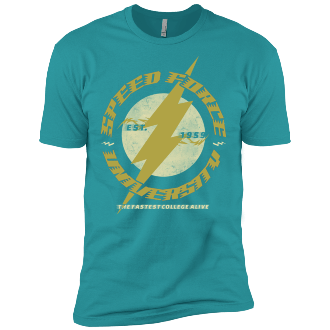 T-Shirts Tahiti Blue / X-Small Speed Force University Men's Premium T-Shirt