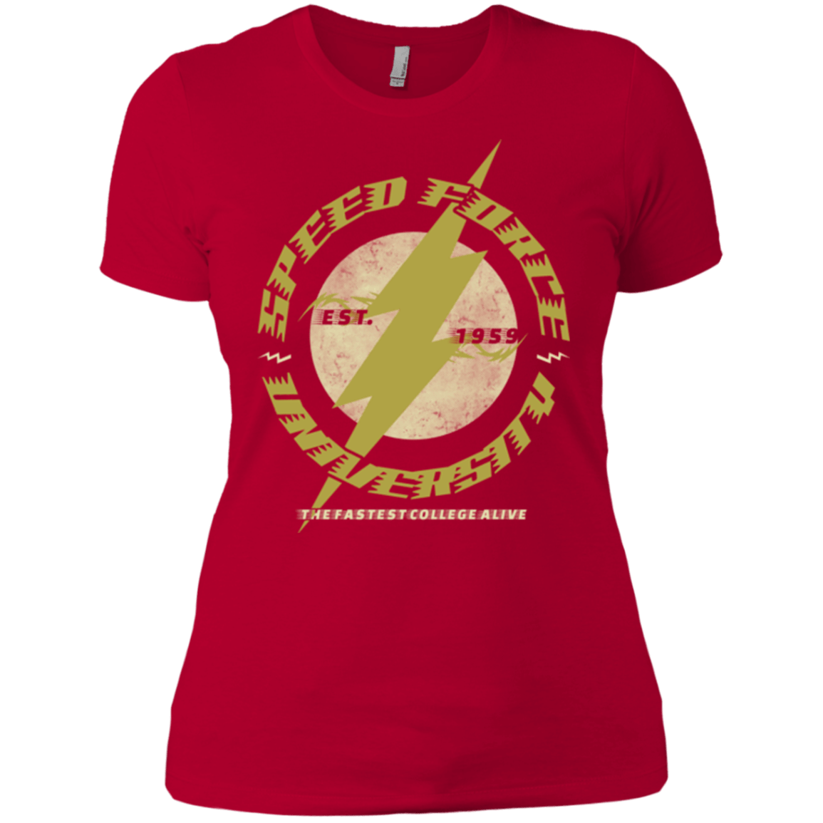 T-Shirts Red / X-Small Speed Force University Women's Premium T-Shirt