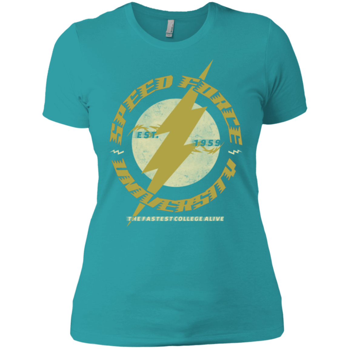 T-Shirts Tahiti Blue / X-Small Speed Force University Women's Premium T-Shirt