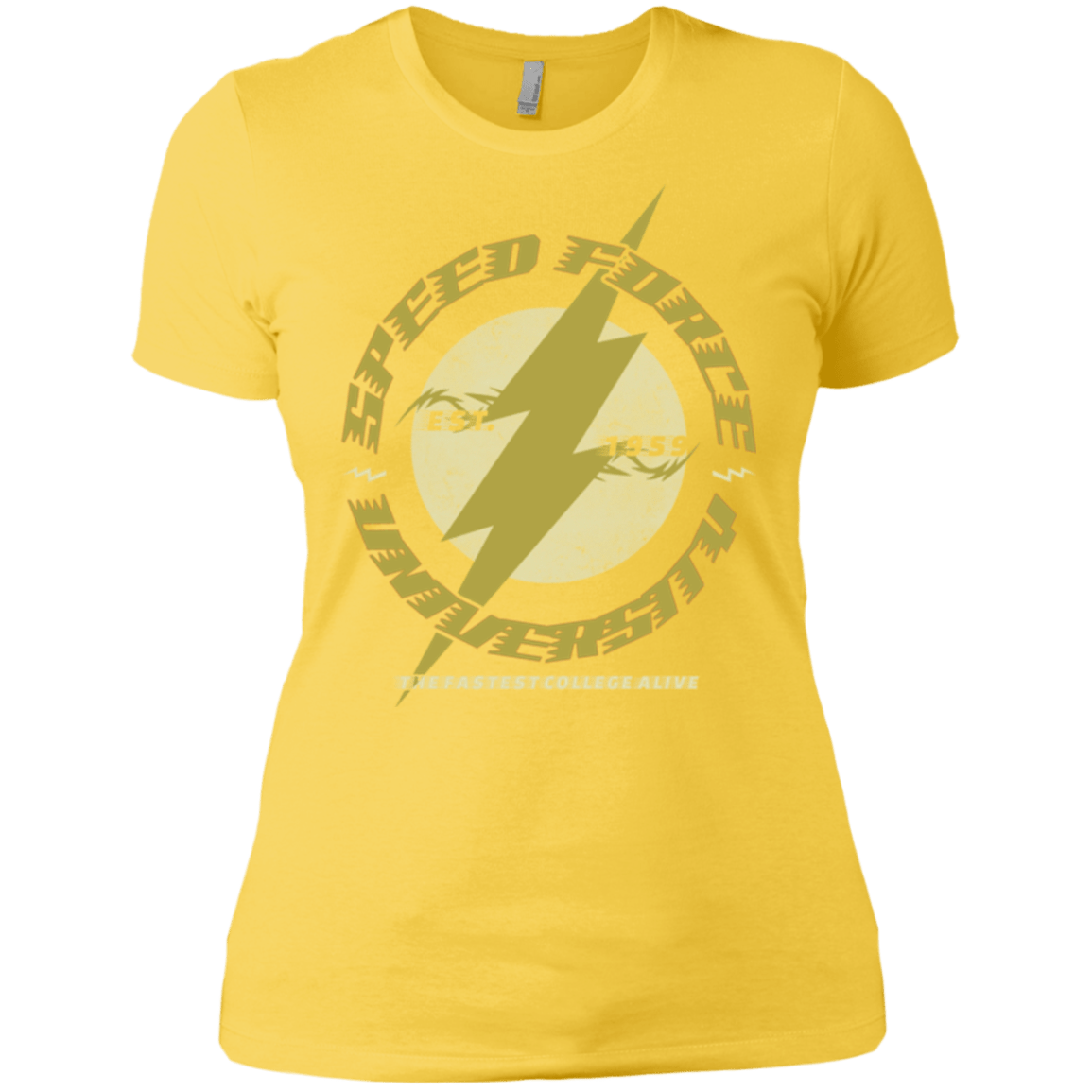 T-Shirts Vibrant Yellow / X-Small Speed Force University Women's Premium T-Shirt