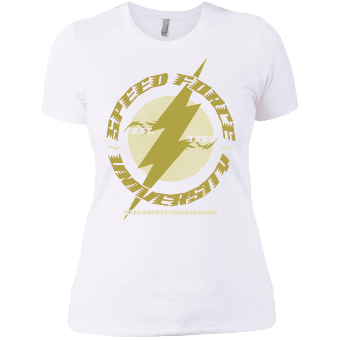 T-Shirts White / X-Small Speed Force University Women's Premium T-Shirt