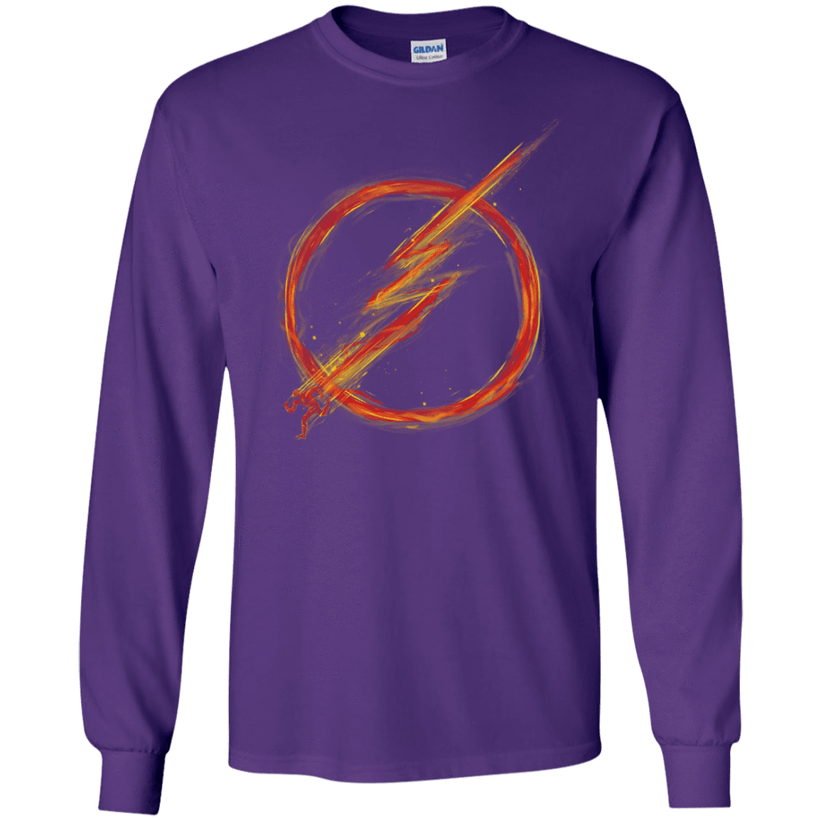 T-Shirts Purple / S Speed Lightning Men's Long Sleeve T-Shirt
