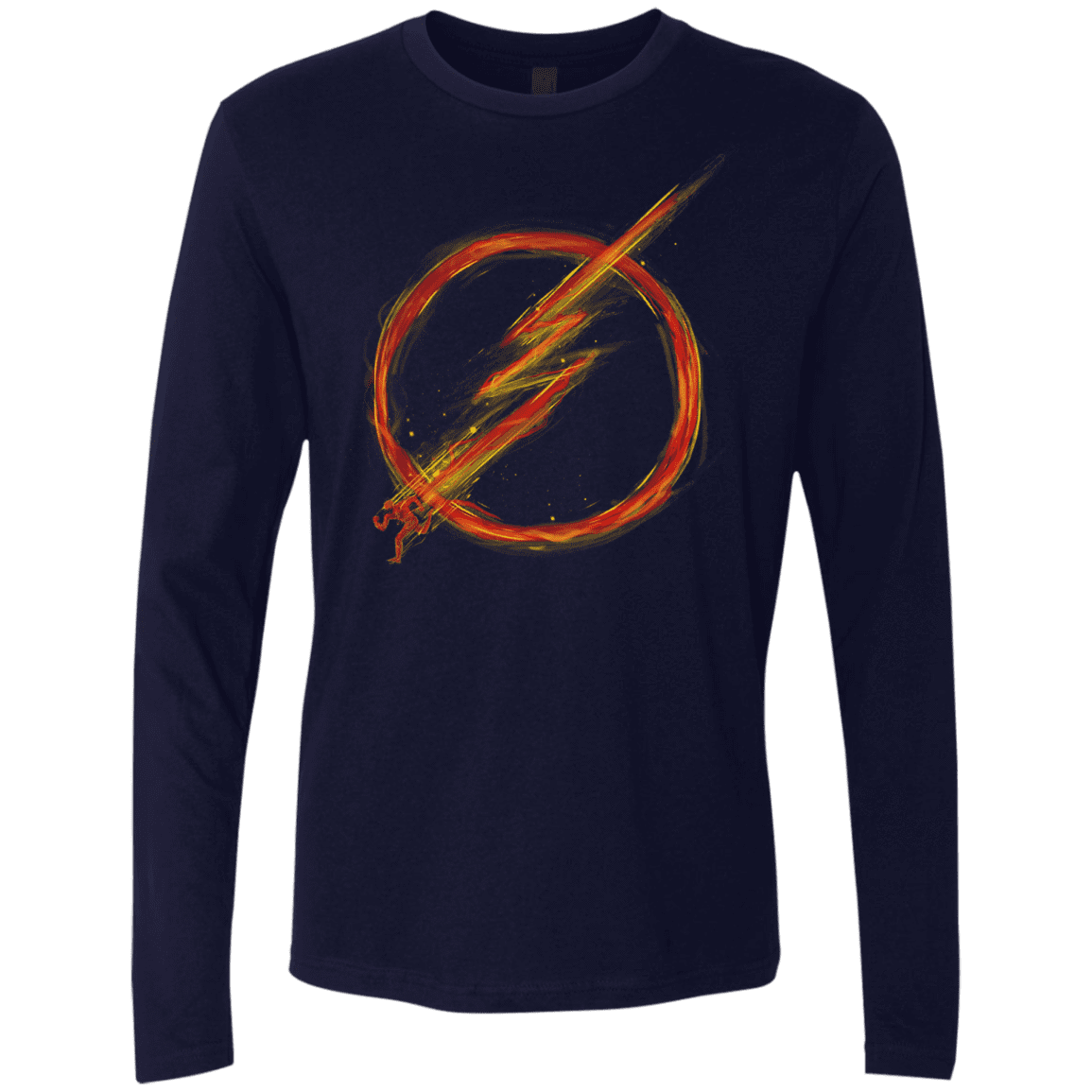 T-Shirts Midnight Navy / S Speed Lightning Men's Premium Long Sleeve