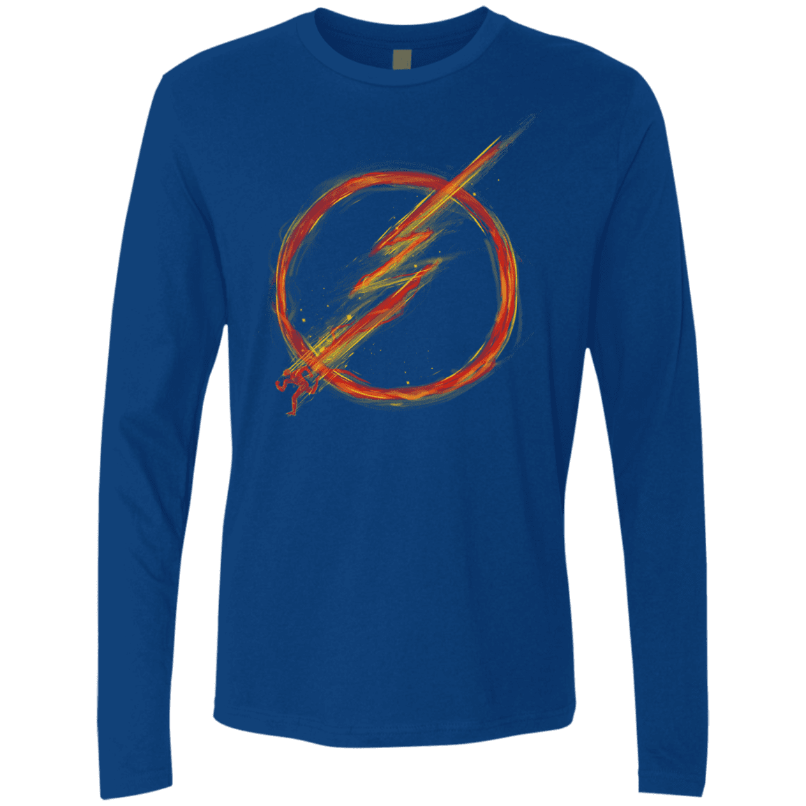 T-Shirts Royal / S Speed Lightning Men's Premium Long Sleeve