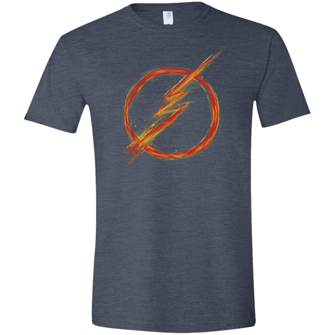 T-Shirts Heather Navy / S Speed Lightning Men's Semi-Fitted Softstyle