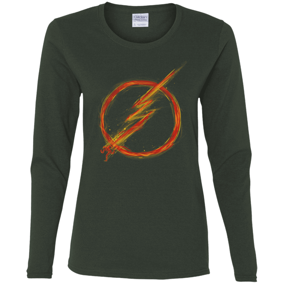 T-Shirts Forest / S Speed Lightning Women's Long Sleeve T-Shirt