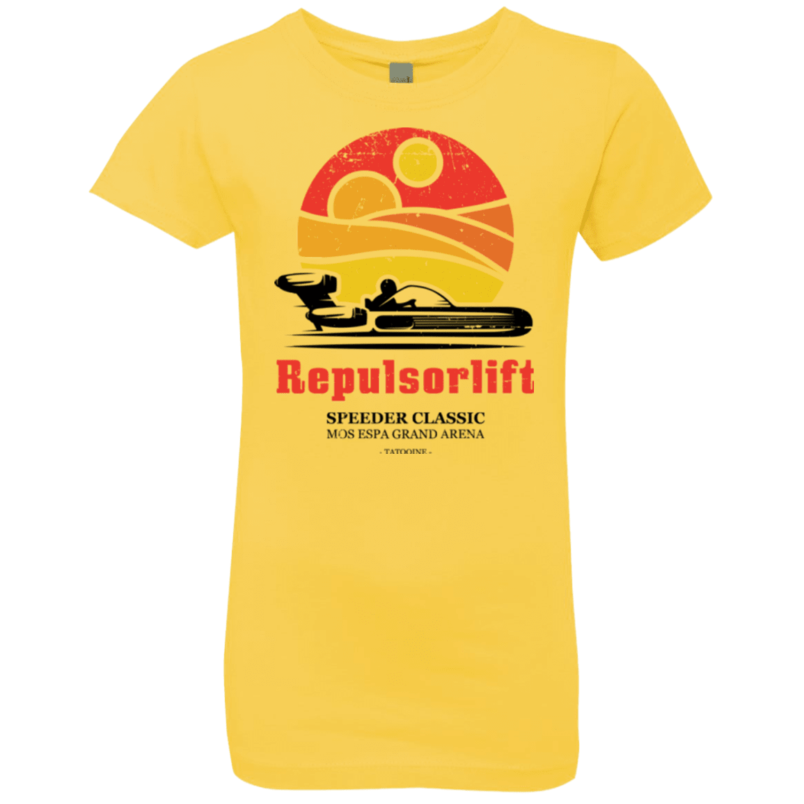 T-Shirts Vibrant Yellow / YXS Speeder Classic Girls Premium T-Shirt