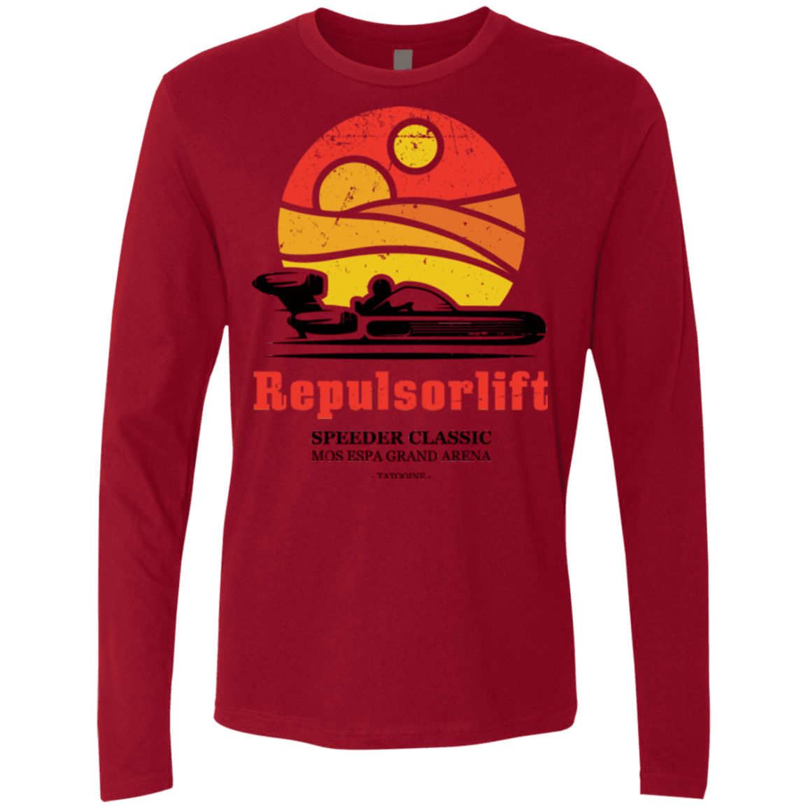T-Shirts Cardinal / Small Speeder Classic Men's Premium Long Sleeve