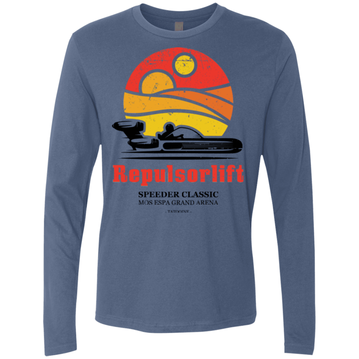 T-Shirts Indigo / Small Speeder Classic Men's Premium Long Sleeve
