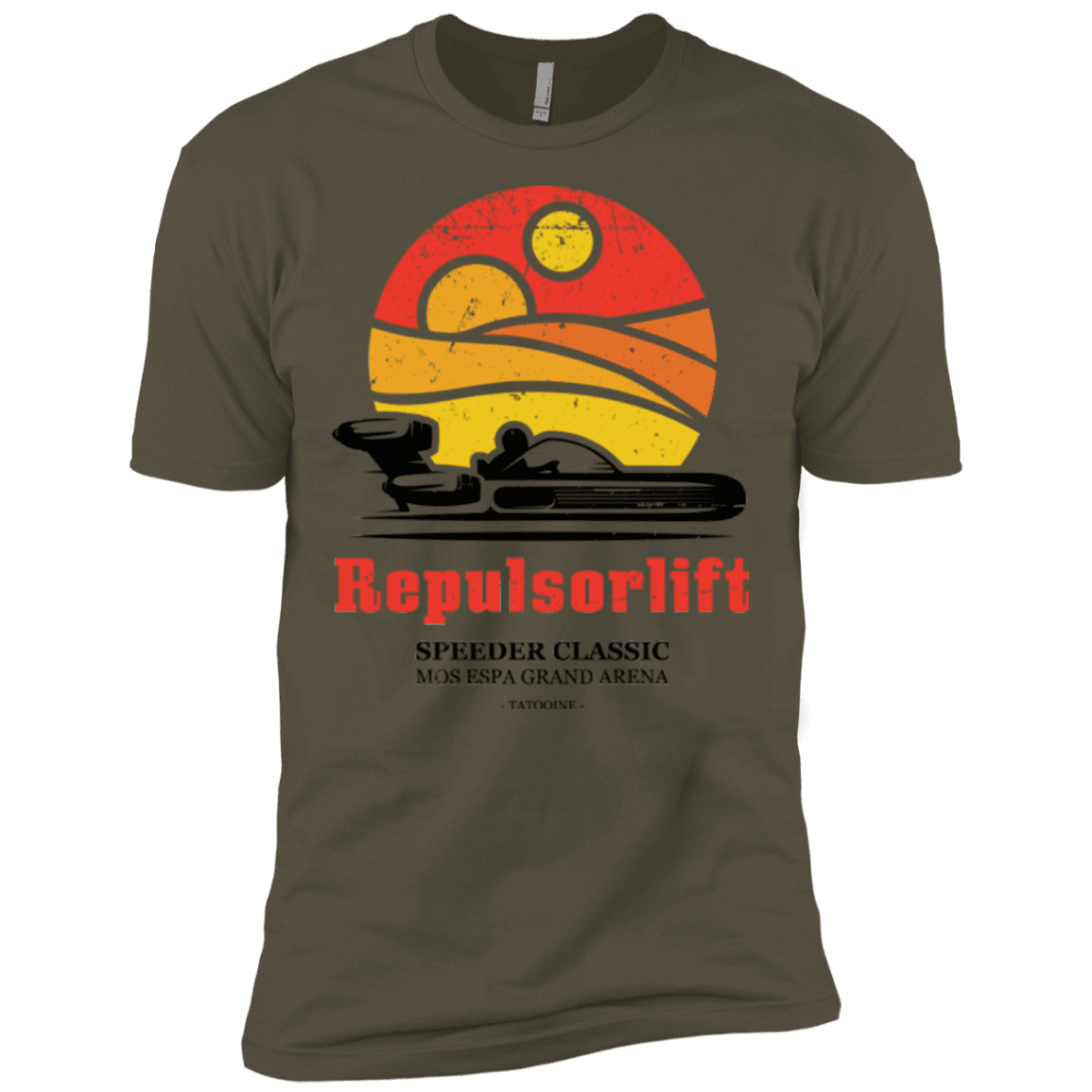 T-Shirts Military Green / X-Small Speeder Classic Men's Premium T-Shirt