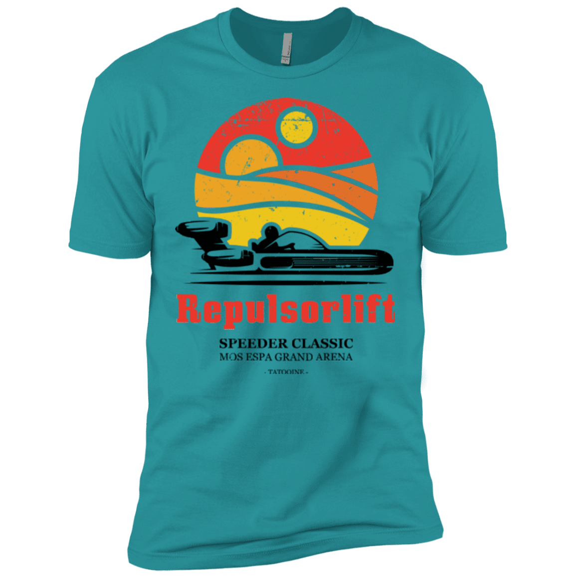 T-Shirts Tahiti Blue / X-Small Speeder Classic Men's Premium T-Shirt