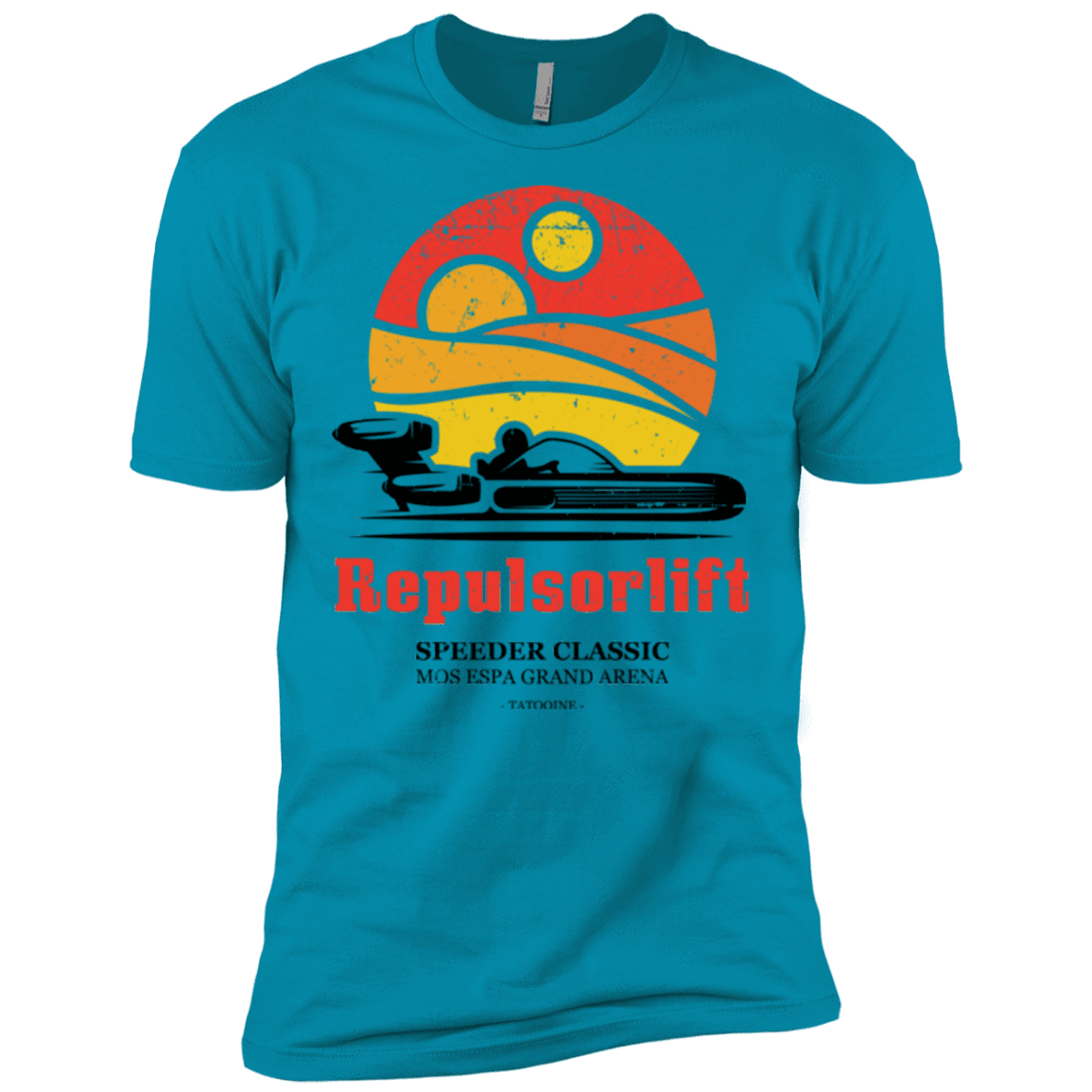T-Shirts Turquoise / X-Small Speeder Classic Men's Premium T-Shirt