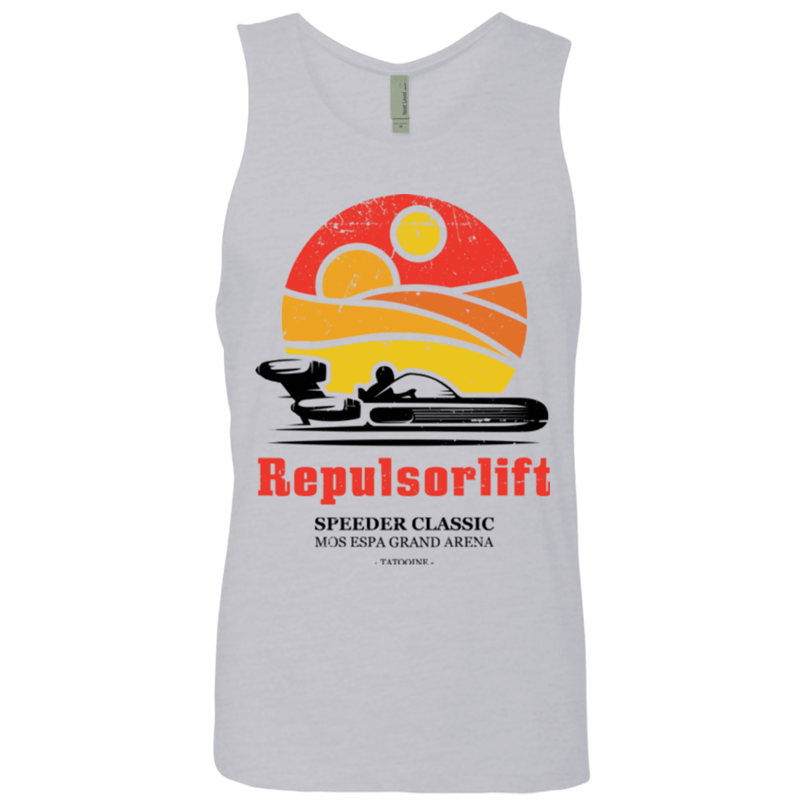 T-Shirts Heather Grey / Small Speeder Classic Men's Premium Tank Top