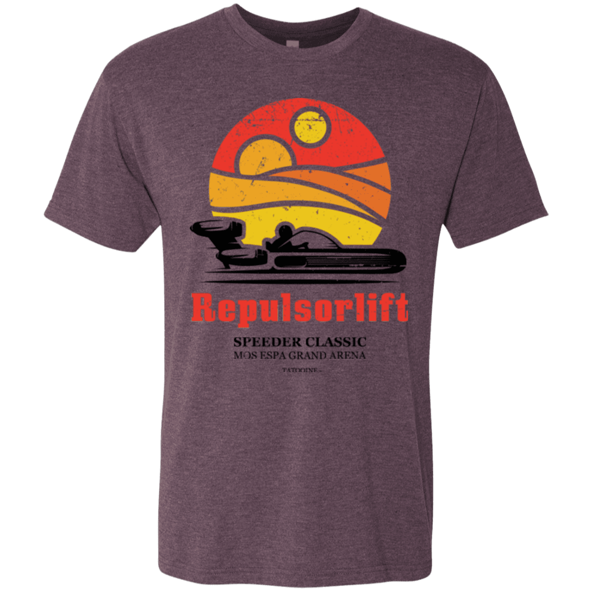 T-Shirts Vintage Purple / Small Speeder Classic Men's Triblend T-Shirt