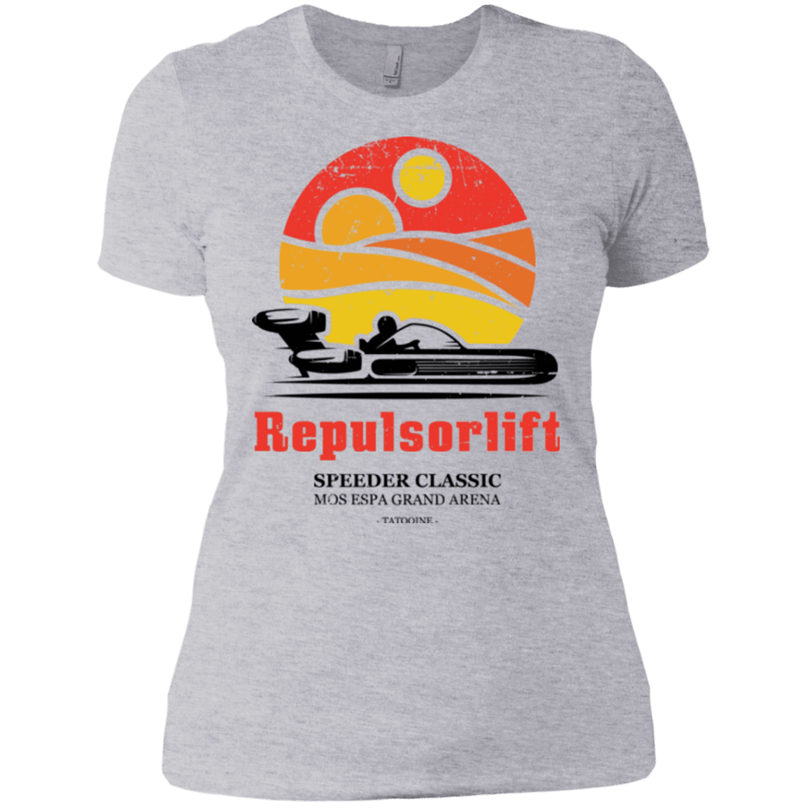 T-Shirts Heather Grey / X-Small Speeder Classic Women's Premium T-Shirt