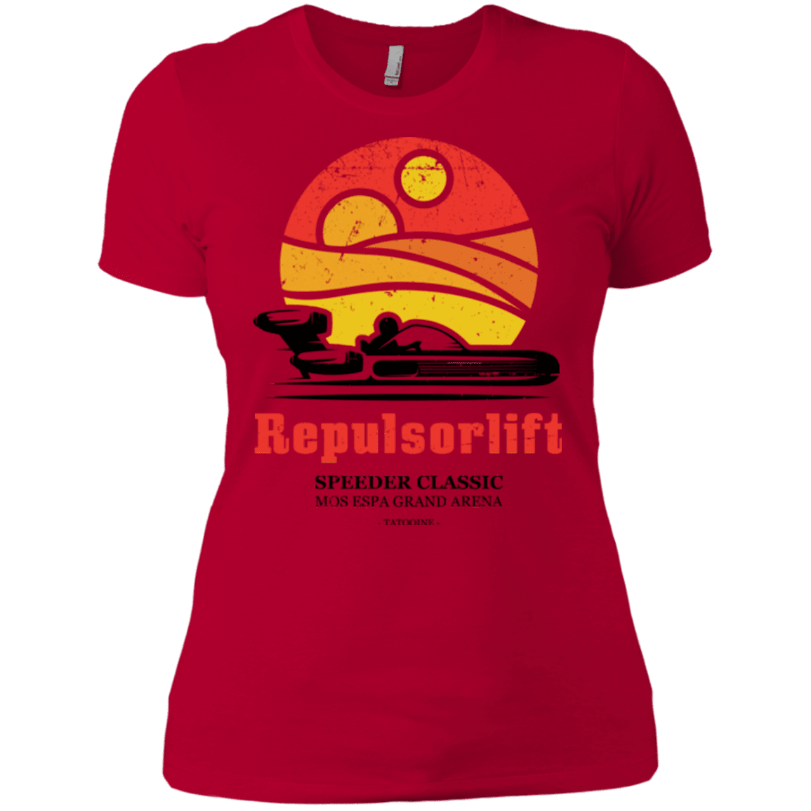 T-Shirts Red / X-Small Speeder Classic Women's Premium T-Shirt