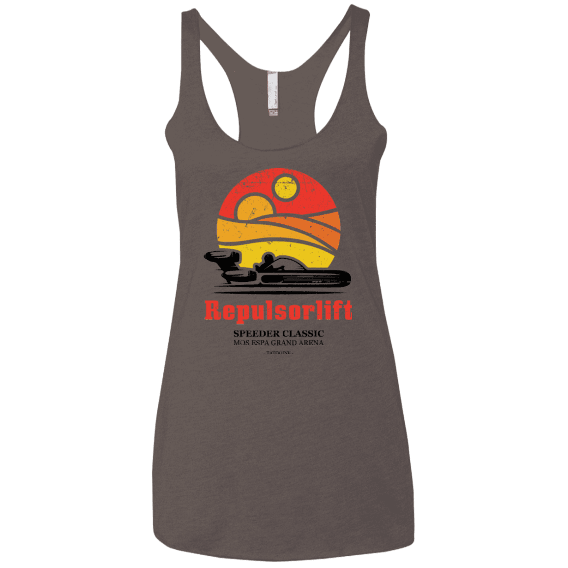 T-Shirts Macchiato / X-Small Speeder Classic Women's Triblend Racerback Tank
