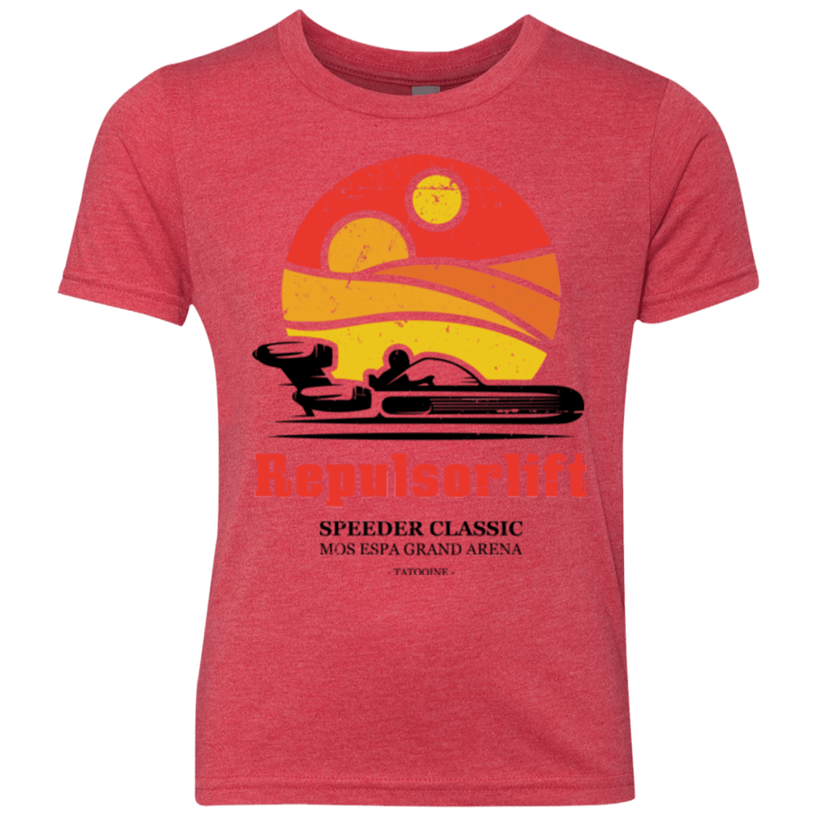 T-Shirts Vintage Red / YXS Speeder Classic Youth Triblend T-Shirt