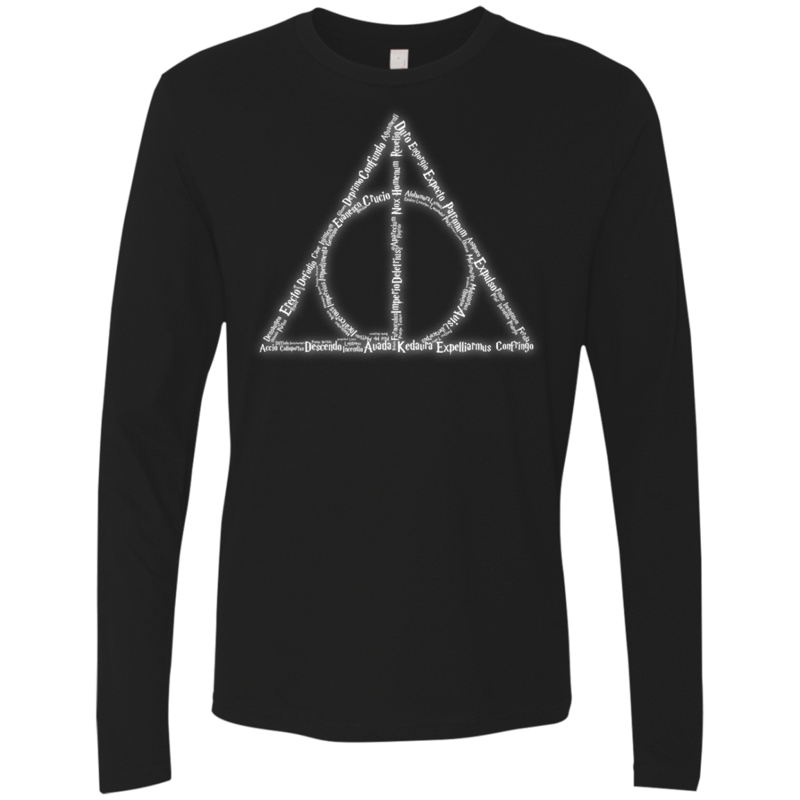 T-Shirts Black / Small Spells Men's Premium Long Sleeve