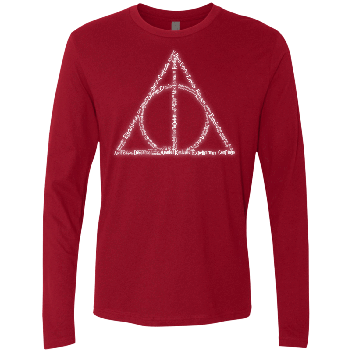 T-Shirts Cardinal / Small Spells Men's Premium Long Sleeve