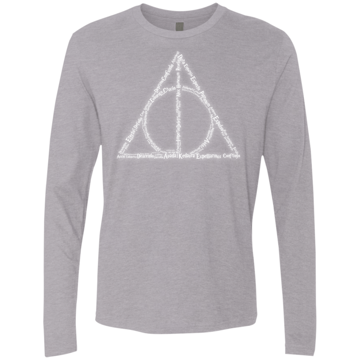 T-Shirts Heather Grey / Small Spells Men's Premium Long Sleeve