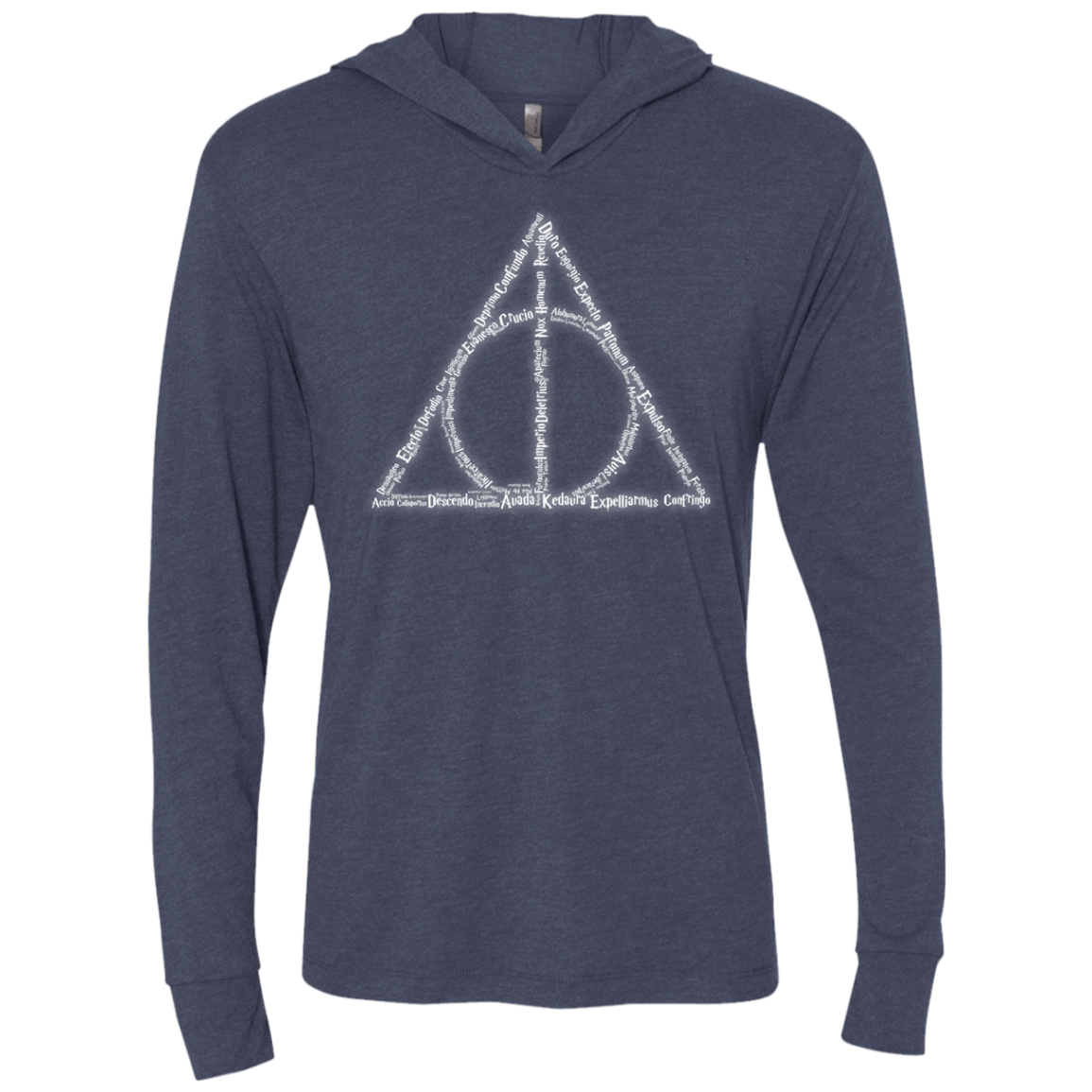 T-Shirts Vintage Navy / X-Small Spells Triblend Long Sleeve Hoodie Tee