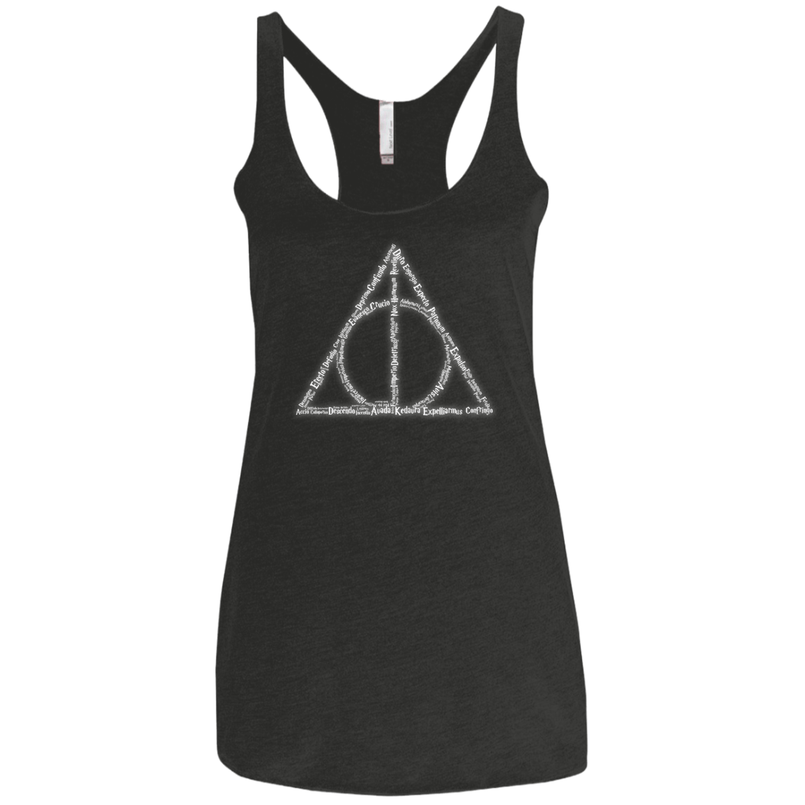 T-Shirts Vintage Black / X-Small Spells Women's Triblend Racerback Tank