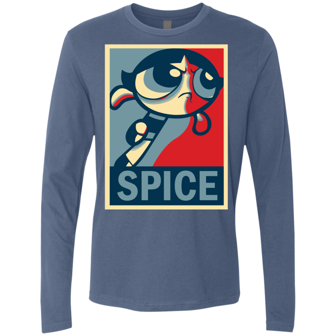 T-Shirts Indigo / S Spice Powerpuff Men's Premium Long Sleeve