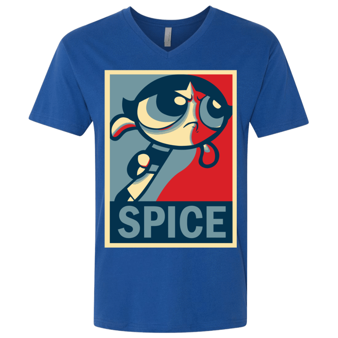 T-Shirts Royal / X-Small Spice Powerpuff Men's Premium V-Neck
